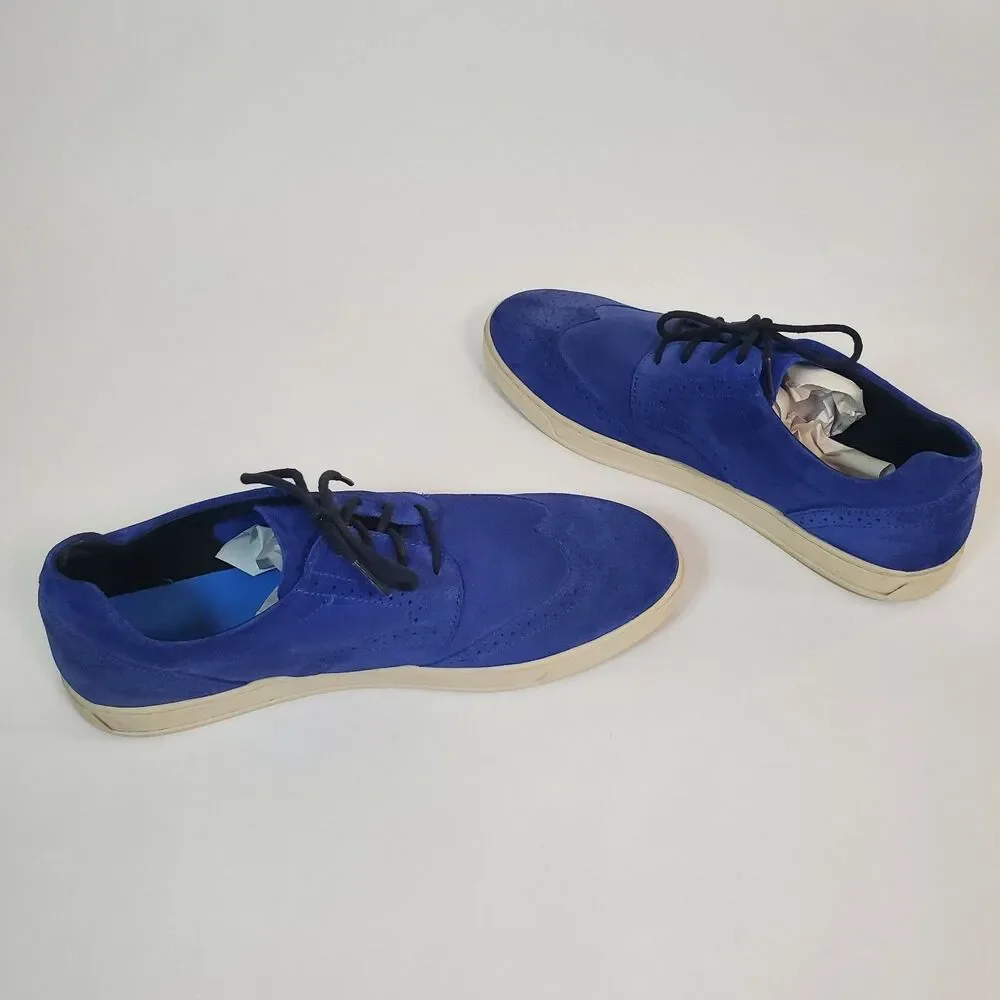 Diesel Prime Time Men’s Royal Blue Suede Sneakers Casual Shoes Size 11